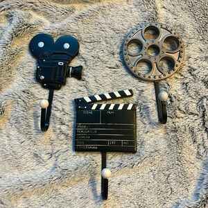 Three (3) Film theme hooks